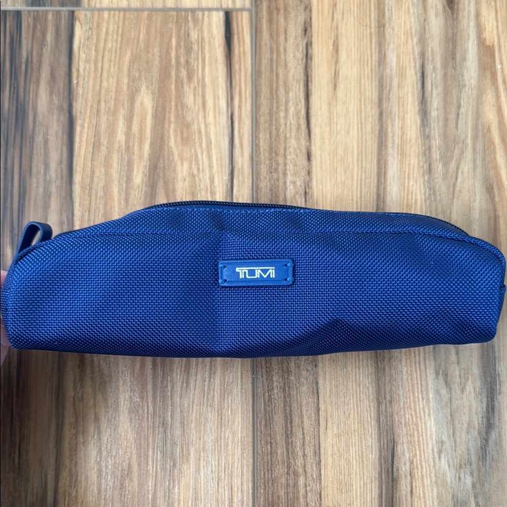 Tumi Blue Toiletry Bag Durable and Water-Resistant